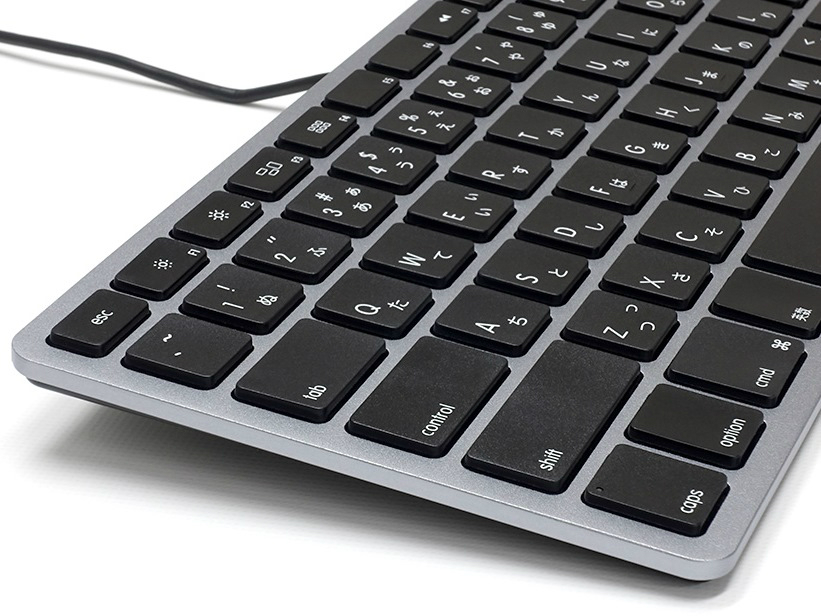 Wired Aluminum Keyboard for Mac Silver Japanese Version